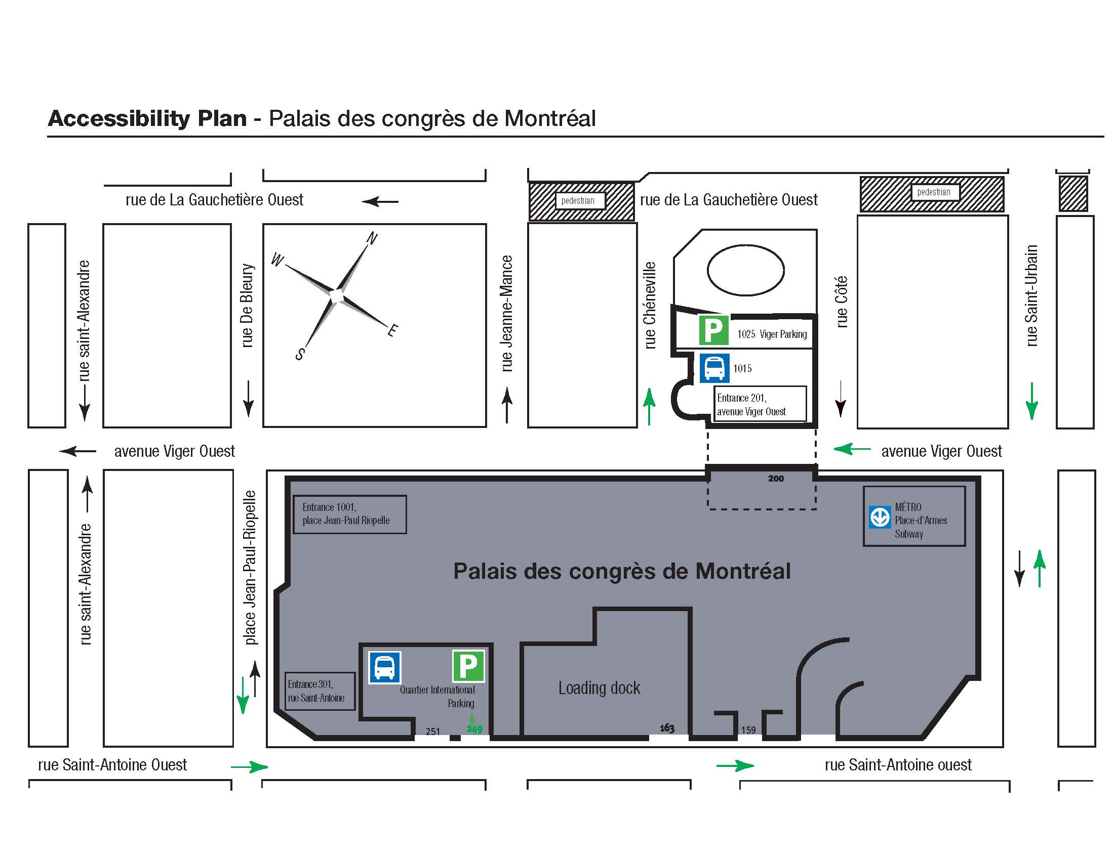 Access Plan Palais (E) Access Plan Palais (E)